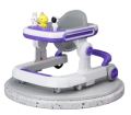Modern Baby Walker with Adjustable Height Wheels Speed Anti-o-leg Anti-rollover Design and Music. 