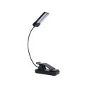 Durable Black LED Clip Light USB Rechargeable Portable Music Stand Light With 18 Lights Music Sheet Lamp Bedroom. 