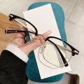 New style of Svenic Eyebrow Half Frame Myopia Glasses Men's Model Can Be Used with Anti-Blue Light Flat Light Scientific and Engineering Glasses Frame. 