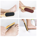Double Sided Foot File Scrubber Dead Skin & Callus Remover Pedicure Tool with Wooden Handle. 