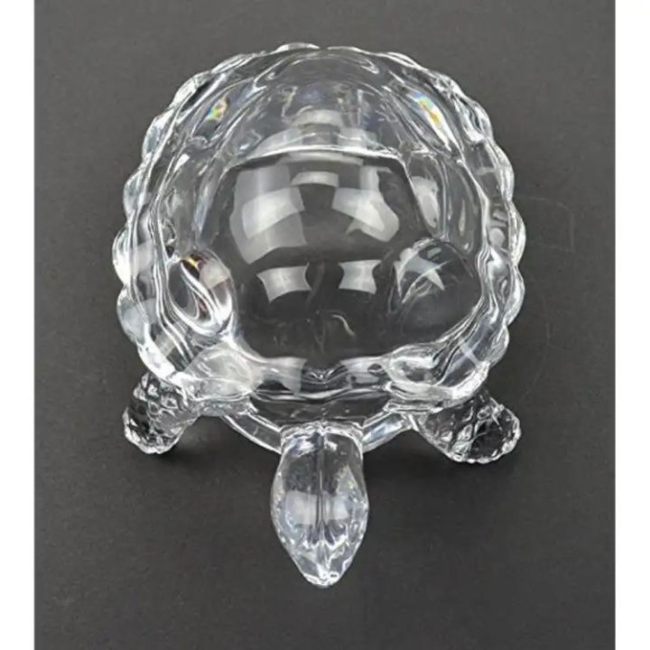 Tortoise%20Turtle%20Statue%20Crystal%20Glass%20Statue%20White%20Clear%20Lucky%20Charm%20l%20Good%20Luck%20(9%20X%206Cm)%20Tortoise%20Turtle%20l%20Kachua%20For%20Good%20Luck%20l%20Home%20Decorise%20Vastu%20Feng%20Shui%20Crystal%20Turtle%20-%20Image%203