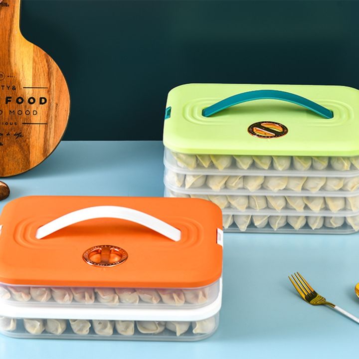 LKPCIGCXM Dumplings Box Storage Box Refrigerator Dumpling Freezing ...