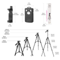 Yunteng 5208 Aluminum Light Weight Tripod With Bluetooth Remote For Smartphone Model: YUNTENG VCT. 