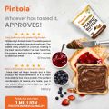 Pintola HIGH Protein Peanut Butter (Dark Chocolate) (Creamy, 1kg) | 30% Protein | High Fibre. 