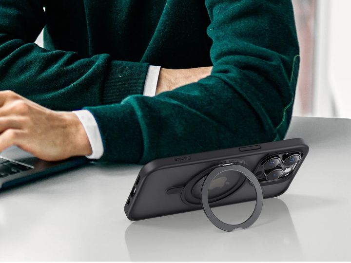 BENKS%20Case%20for%20iPhone%2015%20Pro%20Max%20MagClap%20Pop%20Stand%20360%C2%B0%20Rotatable%20Ring%20Stand%20-%20Image%206