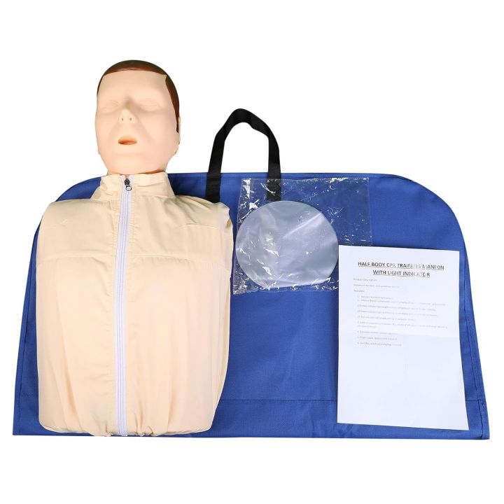 Half Body CPR Training Manikin with Light and Sound Indicator for Professional Medical Training