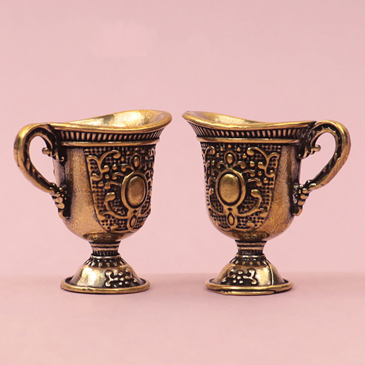 Antique Small Copperware Tea Set Copper Teacup Brass Ornament