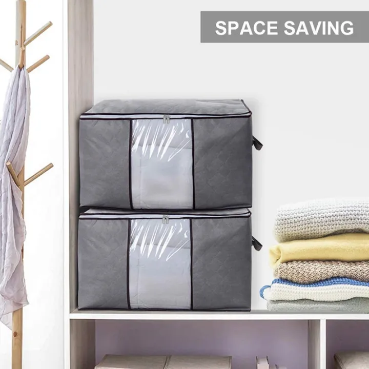 4PCS%20Large%20Capacity%20Clothes%20Storage%20Bag,Foldable%20Blanket%20Storage%20Organizers%20with%20Clear%20Window,for%20Comforters,Bedding%20-%20Image%208