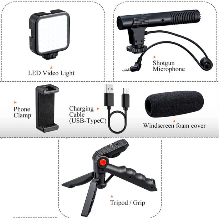 Luxury%20Video:%20for%20selfie%20light%20,%20tripod%20for%20applicable,%20accessories,%20blog,%20video%20kit,%20mobile%20phone,%20DSLR%20camera,%20video%20recording,%20360%20LED%20remote%20control%20with%20microphone,%20live%20streaming%20-%20Image%204