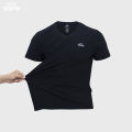 Doro Black Tactical Stretchy Plain T-shirt for Men. 