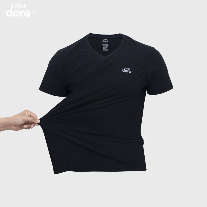 Doro%20Black%20Tactical%20Stretchy%20Plain%20T-shirt%20for%20Men%20-%20Image%203