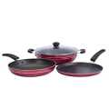 Combo 3 Pieces Non-Stick Induction Based Cookware Set. 