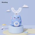 Wenefang Children U-shaped Electric Toothbrush 360 Degrees Smart Cartoon Kids silicone Toothbrush Automatic Rechargeable Sonic Toothbrush. 