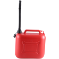 10L 2.64Gal Car Fuel Tank Can Spare Plastic Petrol Gas Container Anti-Static Fuel Carrier with Pipe for Car Travel Easy to Use. 