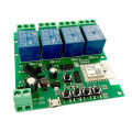 NAMUNY Zigbee Tuya Smart 4CH Relay Module DC5V 7-32V RF433Mhz Remote Control Light Switch Work with Alexa Home. 