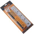 INGCO Extension Cord Socket 3 Ways Extension Socket With 2.1A USB. 