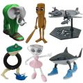 Cartoon Creative Tung Tung Sahur Figure Toy Italian Brainrot Wooden Stick Collection Ornaments Game Peripheral Toys Desktop Doll Decoration Birthday Gift. 