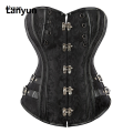 Aixuan [DUSI] Steampunk Overbust Corset Plus Size Corselets Women 【2025 Version】 Luxury Outwear Bustier Top Metal Locks Gothic Gorset ✬✫✩. 