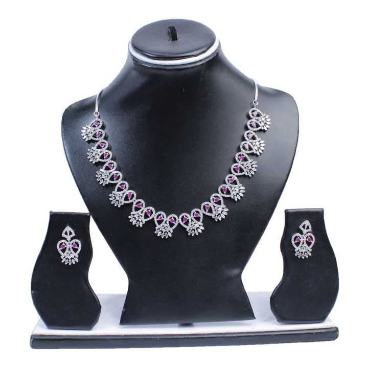 American Diamond Jewellery Set For Women