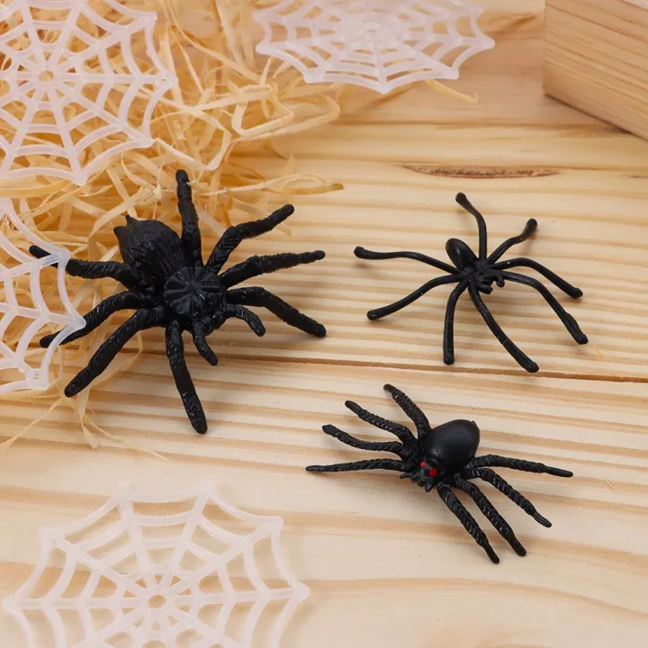 20Pcs/Pack%20Party%20Supplies%20Spider%20Web%20Halloween%20Plastic%20Fake%20Spider%20Prank%20Toys%20Haunted%20House%20Prop%20Decorative%20Spiders%20-%20Image%206
