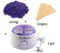 Wax Heater With 100g Wax Beans And 10pcs Spatula. 