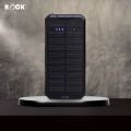 Rock 20000mAh Powerbank ll Solar Powerbank ll Fast Charging PD and QC ll Torch Light ll Outdoor Rugged ll Travel Powerbank. 