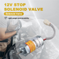 OYPFXMI New 12V Stop Solenoid Valve 897183-0141 MV1-70B for Engine 3LD1 3LD2 4LE1 3LB1 4LB1. 