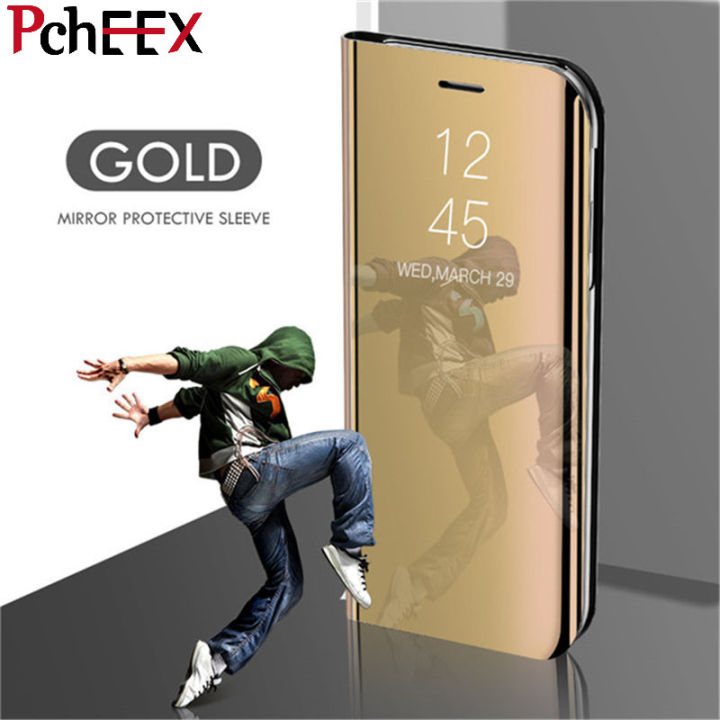 For%20Xiaomi%20Redmi%209%204G%20/%209T%20/%20Poco%20M3%20Phone%20Case,%20Smart%20Clear%20View%20Cover%20Hard%20Flip%20Stand%20Mirror%20Casing%20-%20Image%207