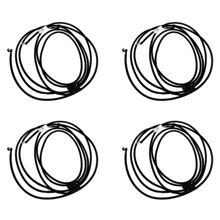 JAERBEE 4X Windshield Glass Washer Sprayer Nozzle Hose Pipe B7 B8 CC Golf 6 MK6 A3 8P A4