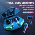 TWS Wireless Gaming Earbuds Low Latency Bluetooth 5.1 Headset with Mic. 