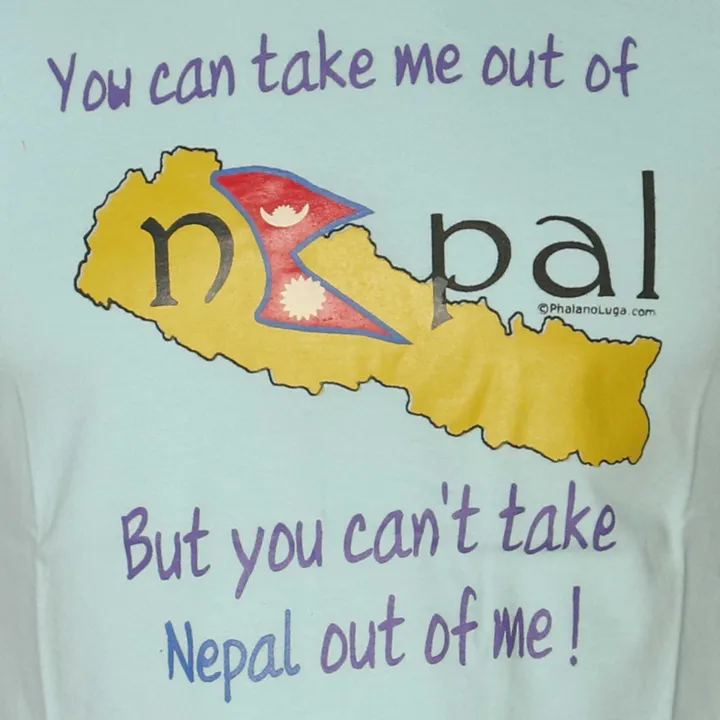 Turquoise%20'Nepal%20Map'%20Printed%20T-Shirt%20For%20Men%20-%20Image%203