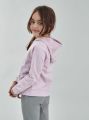 Piazzaitalia Kids Girl Star sweatshirt zipper hoodies Pink - 26456. 