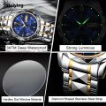 Sutuiying Original Special Offer POEDAGAR Top Brand Luxury Man Wristwatch Waterproof Luminous Date Week Men Watches Stainless Steel Quartz Men's Watch Male reloj. 