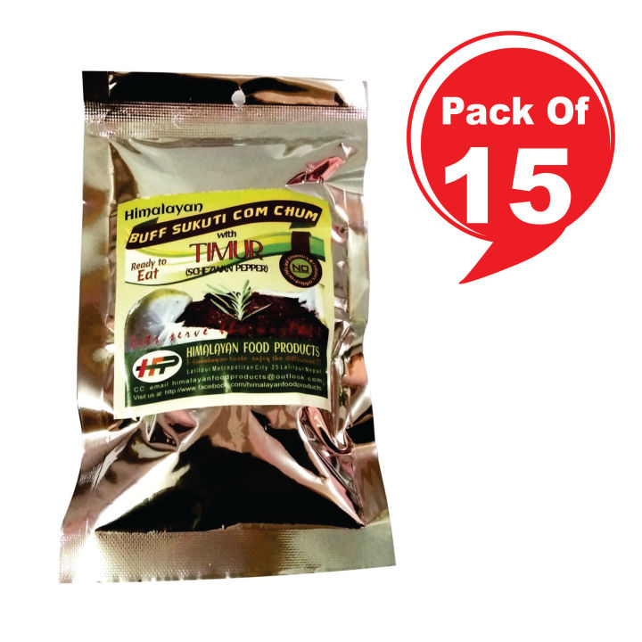 Himalayan Food Products Buff Sukuti Timur Achar 52gm Spicy Tasty Juicy ...