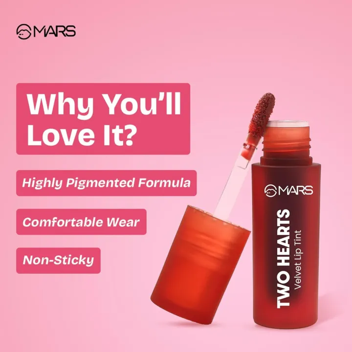 MARS%20Love%20Track%20Velvet%20Lip%20Tint%20(2.8ml)%20%7C%20Velvet%20Matte%20Finish%20%7C%20Non-Sticky%20&%20Lightweight%20%7C%20Highly%20Pigmented%20%7C%20Comfortable%20Wear%20%7C%206%20Flattering%20Shades%20-%20Image%202