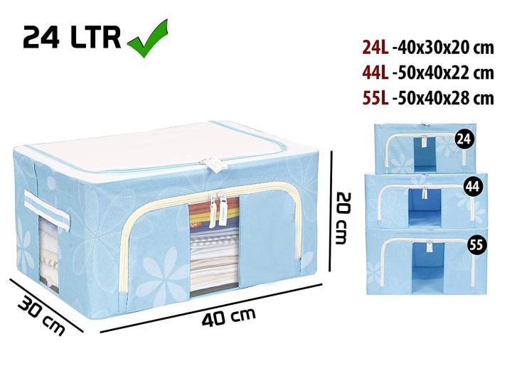 24l%20Kids%20Storage%20Box,%20Kids%20Cloth%20Storage%20Box%20For%20Kid's%20Clothes,%20Folding%20Stackable%20Clothes%20Organizer%20With%20Metal%20Frame%20-%20Image%207