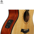 Manaslu Yatri EQ Spruce Semi Acoustic Travel Guitar with Package. 