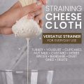 ARELENE Muslin Cloths for Cooking, Pack of 10 (50X50CM), Unbleached, Cotton Reusable and Washable Cheese Cloths for Straining. 