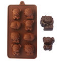 Animal Silicone Mold Hippo Lion Bear Shape Chocolate Soap Cake DIY Kitchenware Cologo. 
