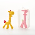 Mumlove Silicone Giraffe Teether in Storage Box - BPA-Free for Babies. 