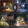 Bargain price Fold LED Emergency Floodlight Portable Strong Magnet COB Working Light Type C Rechargeable Flashlight Super Bright Lamp. 