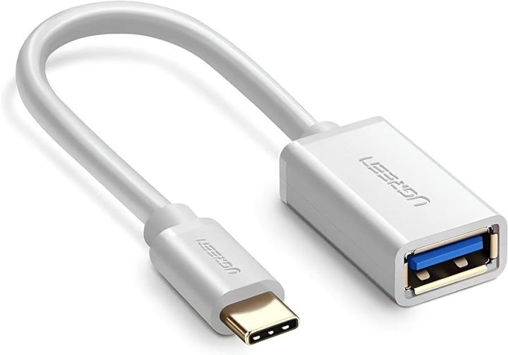 UGREEN%20USB%20Type-C%20Male%20to%20USB%203.0%20Type%20A%20Female%20OTG%20Cable%20-%20White%2015CM%20-%20Image%202