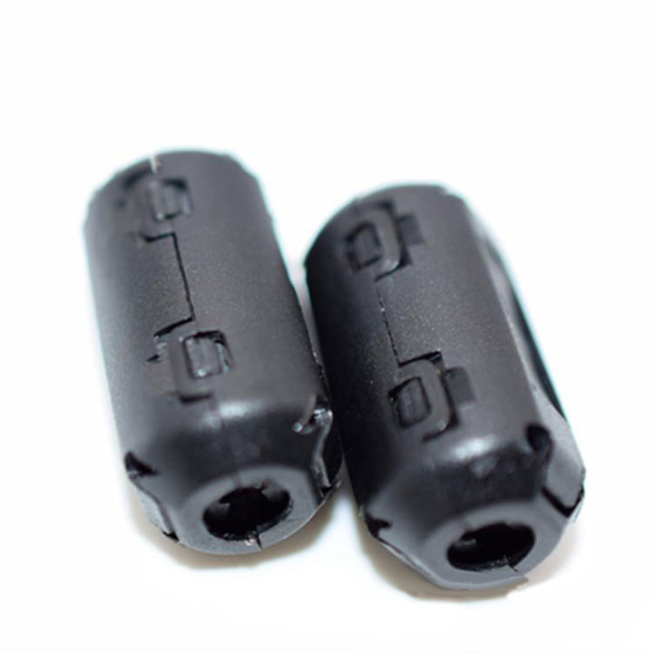 Noise Filter Ferrite Core Black 2/5pcs Ring Cable Clip On Wire Anti ...