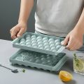 Round Ice Cube Tray with Lid & Bin Ice Ball Maker Mold for Freezer with Container Mini Circle Ice Cube Tray Making 66PCS Sphere Chilling Cocktail Whiskey Tea Coffee 2 Trays 1 ice Bucket & Scoop. 