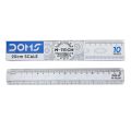 DOMS M Tech 20cm Transparent Broad Scale | Pack Of 10. 