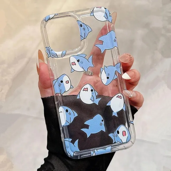 NEW%20Pink%20Jellyfish%20Oceanic%20Clear%20Phone%20Case%20For%20iPhone%2016%2015%2014%20Pro%20Max%2013%2012%20Mini%2011%20XR%20XS%20X%207%208%20Plus%20SE2%20Transprent%20Silicone%20Cover%20-%20Image%206