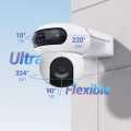 Ezviz H90 Dual 4MP Outdoor ColorVu Dual-Lens Pan & Tilt Wired/Wireless CCTV Camera (SD Card Not Included). 