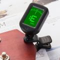 T-02 Guitar Tuner Clip-on Chromatic Digital Tuner. 