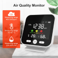 NAMUNY Tuya WiFi Air Quality Monitor CO2 Carbon Dioxide Meter Temperature Humidity Measuring Detector NDIR Infrared Tester. 