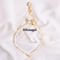 Difutagui New specials 1Pcs/Set Fashionable New Bohemian Style Soft Clay Necklace Profesional Sun Pendant Layered Chain Great for Women's Summer Beach Vacation. 